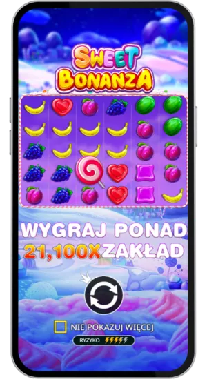 Ekran startowy Sweet Bonanza