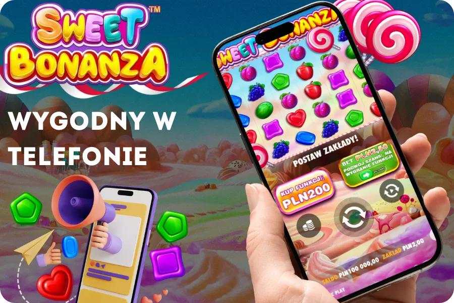 Sweet Bonanza na smartfonie i tablecie